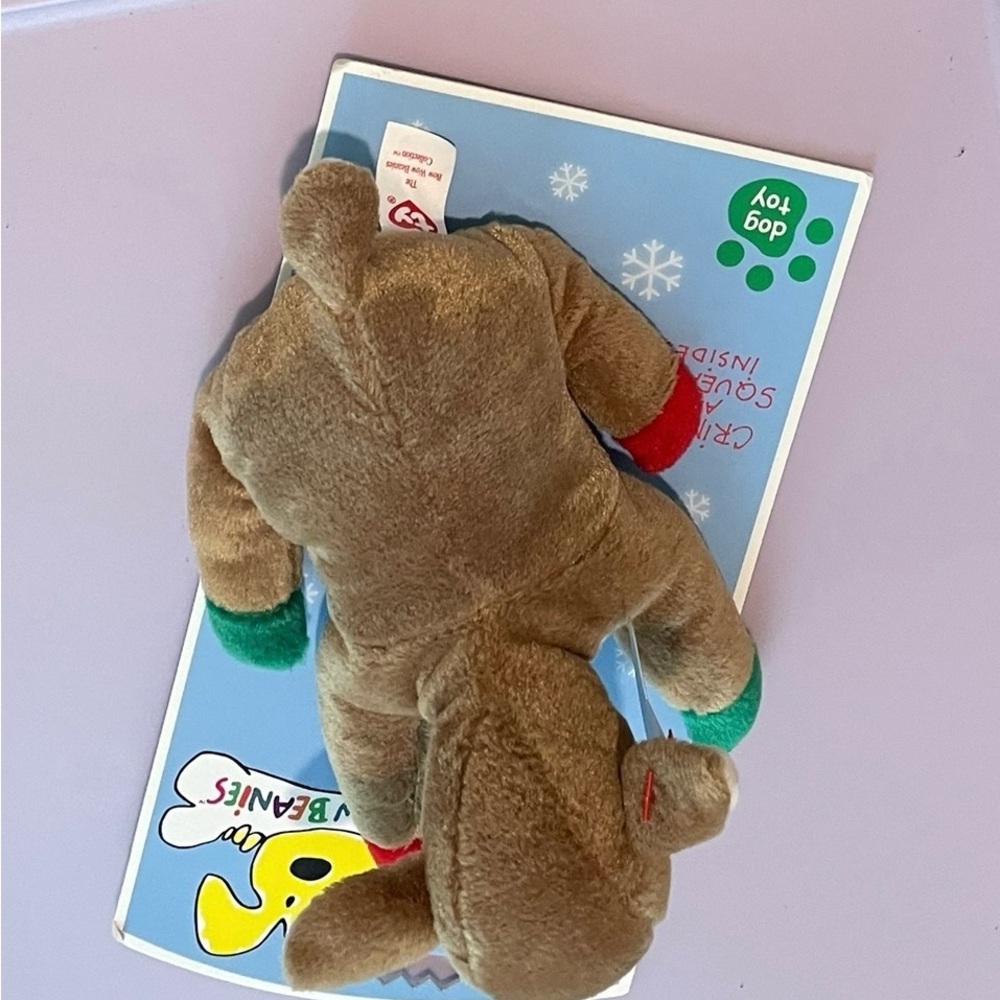 Ty Bow Wow Dog Toy: Reindeer NWT - Picture 2 of 4